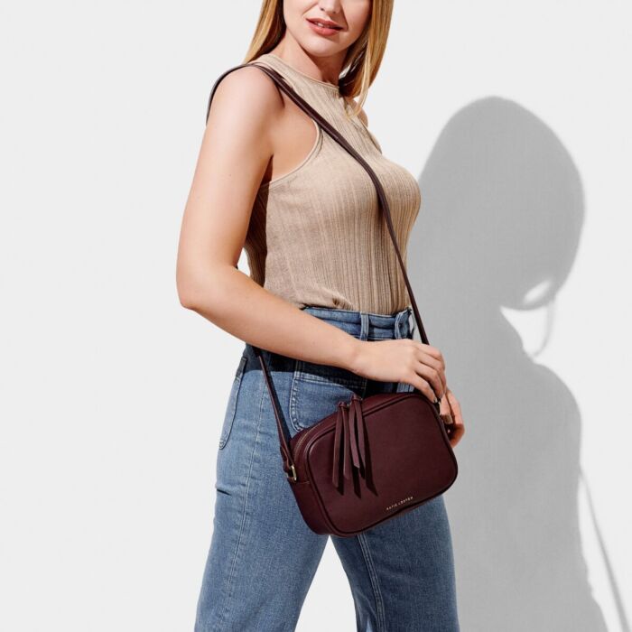 Katie Loxton Isla Crossbody Bag - Plum